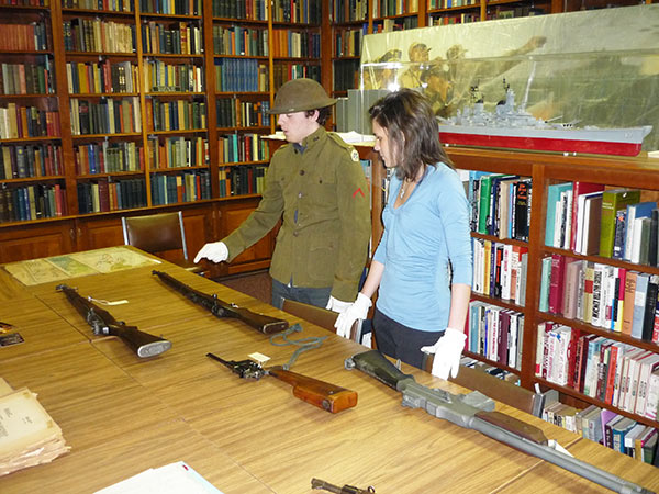 Intern giving demonstration