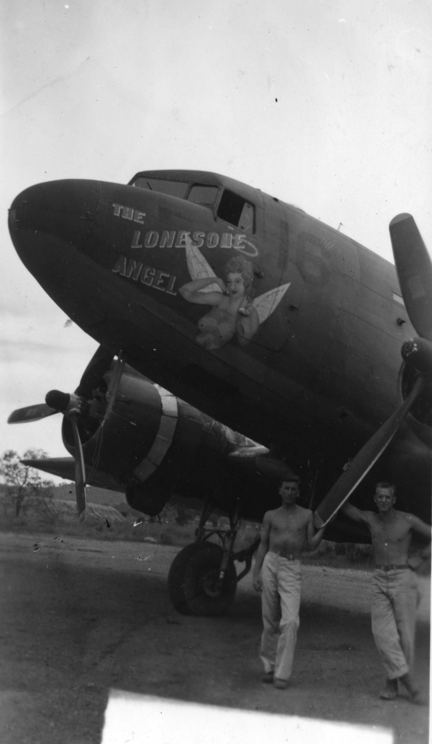 Lonesome Angel : C-47 : Planes from Unknown Groups or Squadrons : Sharpe 36 (Thomas Sharpe Collection)
