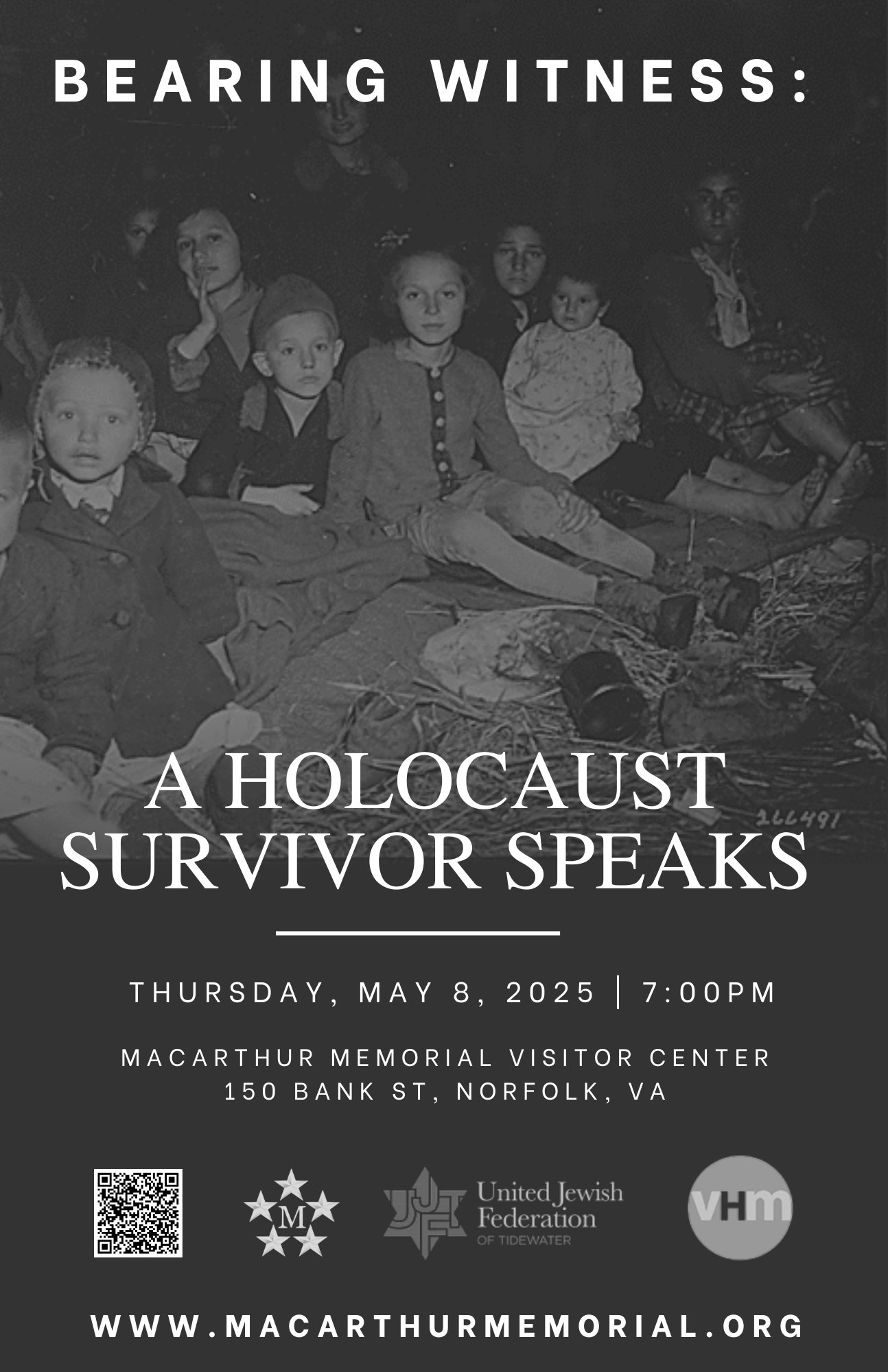 Holocaust Remembrance Event 2025 Flyer  (11 x 17 in)
