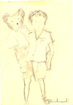 Caroline Bailey, daughter of Fay Bailey, as she was seen during a childhood spent in captivity.